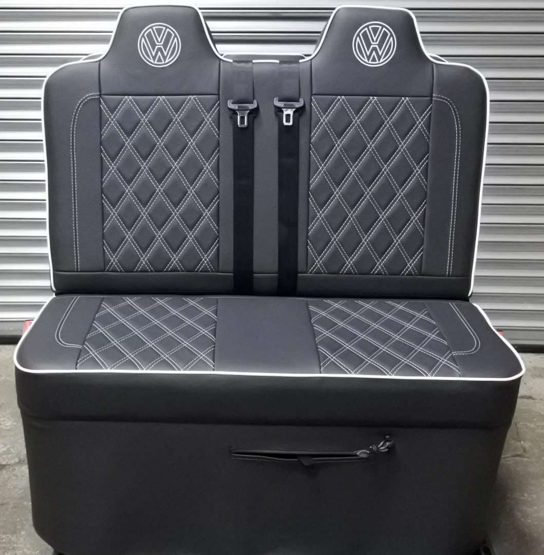 Custom 2 seater rock and roll bed Captain Seat Ltd