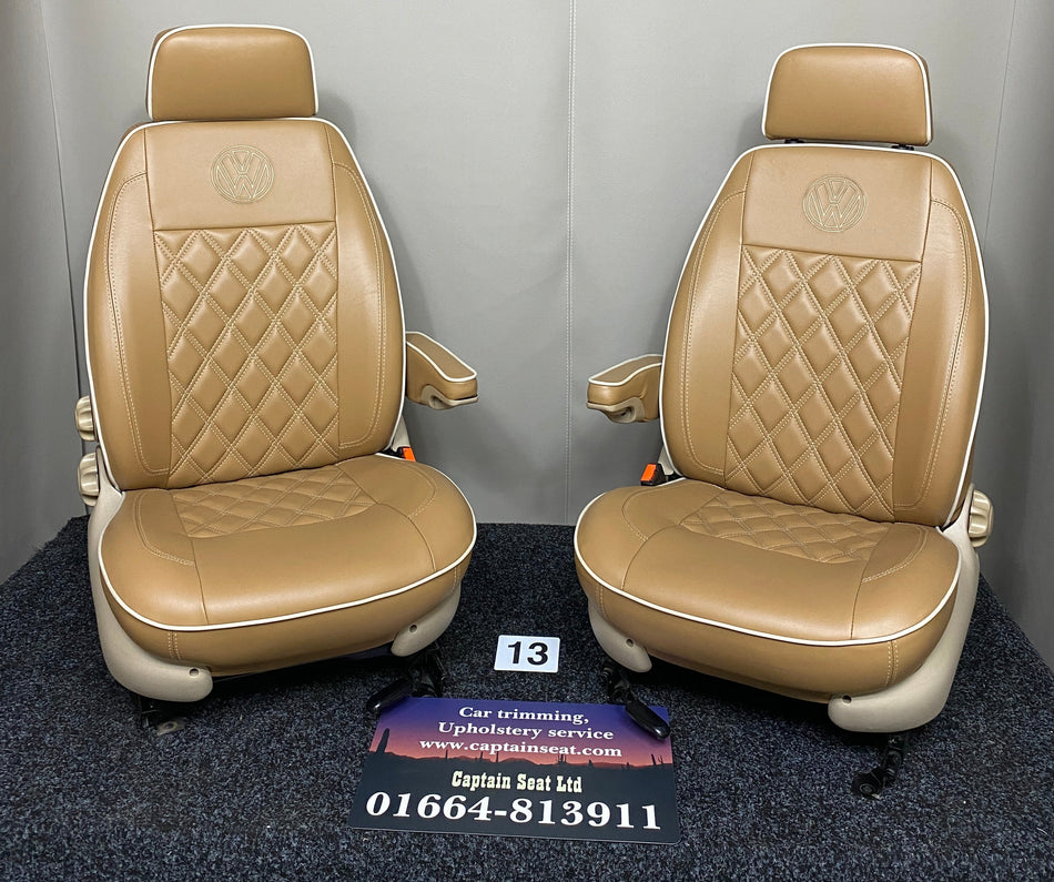 Pair of MK1 Non - Swivel Replacement Captain Seats (13) - Clearance Sale