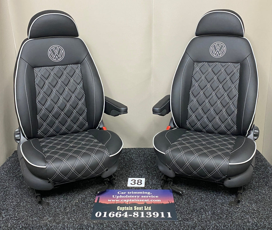 Pair of MK2 Replacement Swivel Captain Seats (38)