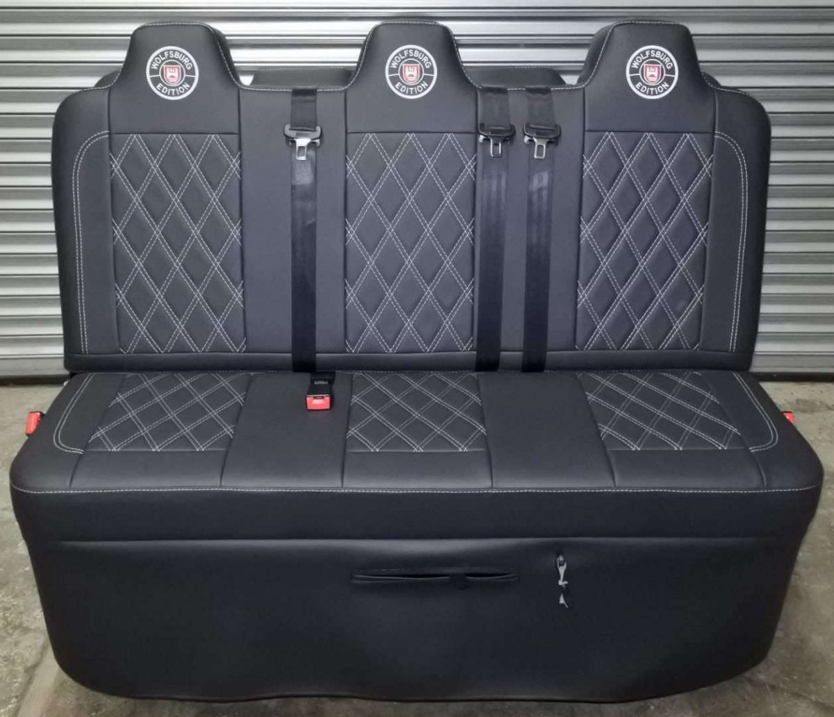 Custom 3 seater rock and roll bed Captain Seat Ltd