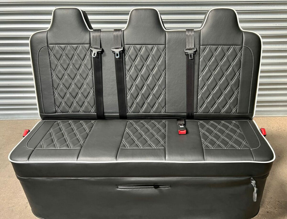 full m1 tested gas assisted rock and roll bed for vw t4 t5 t6 crafter,sprinter,custom,boxer,man,relay,traffic and vivaro