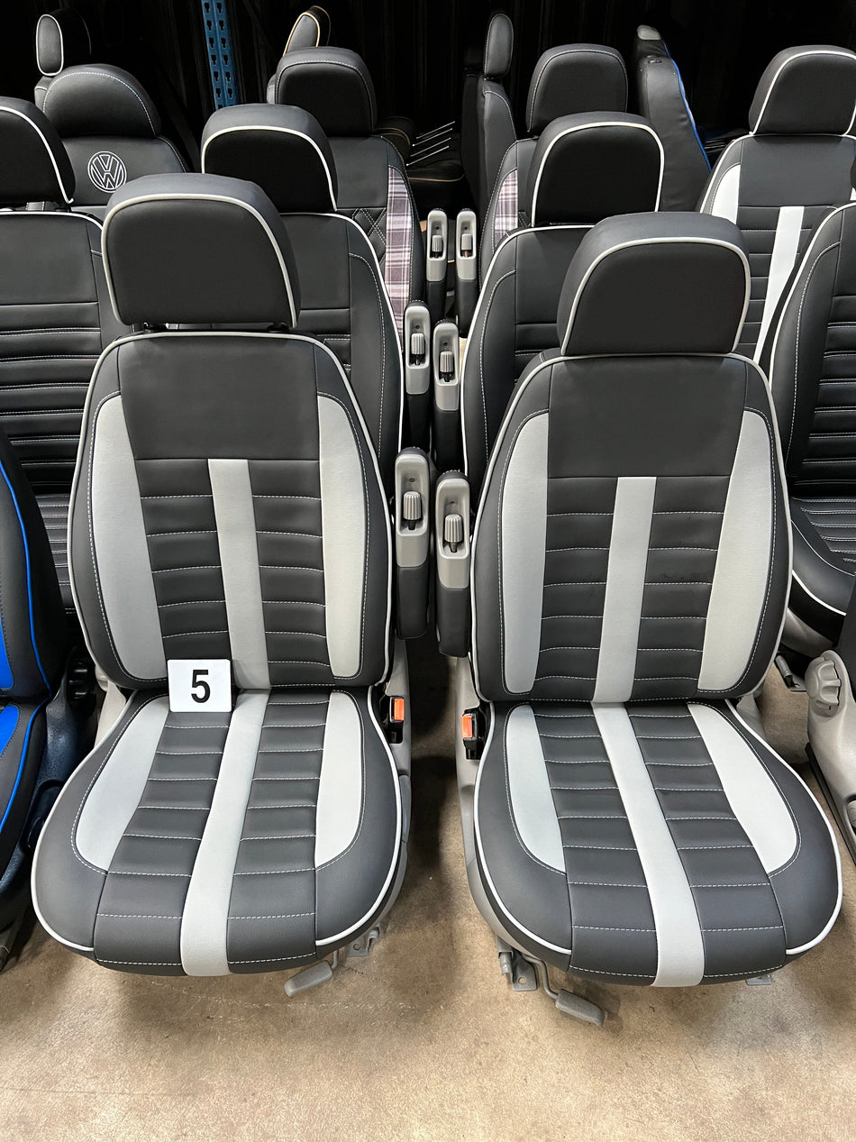 Pair of MK1 Swivel Replacement Captain Seats (5)