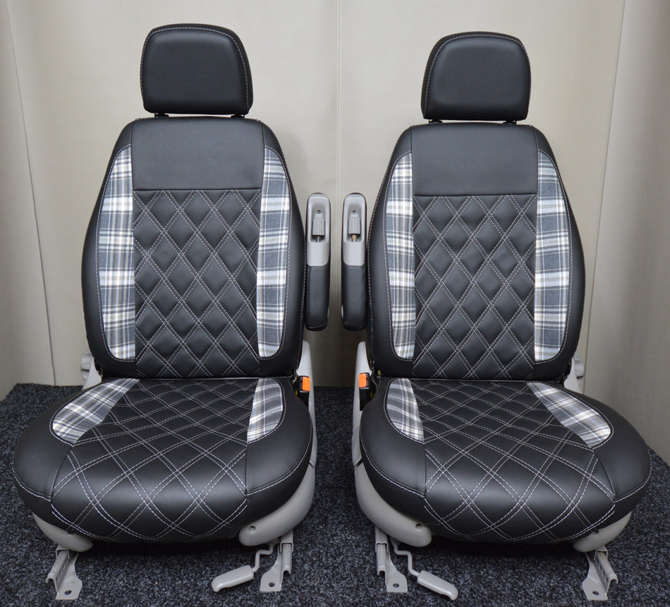 Pair of MK1 Swivel Replacement Captain Seats (8)