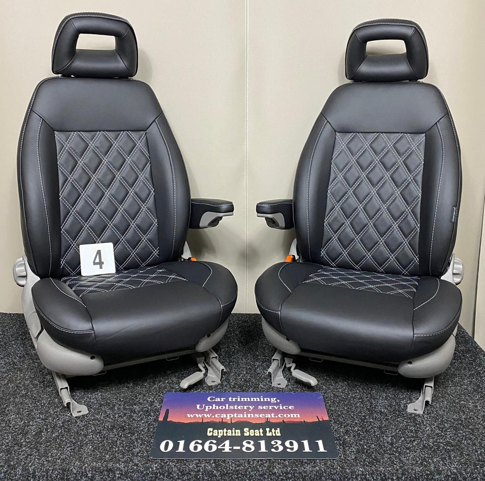 Pair of MK2 Replacement Captain Swivel Seats (4)