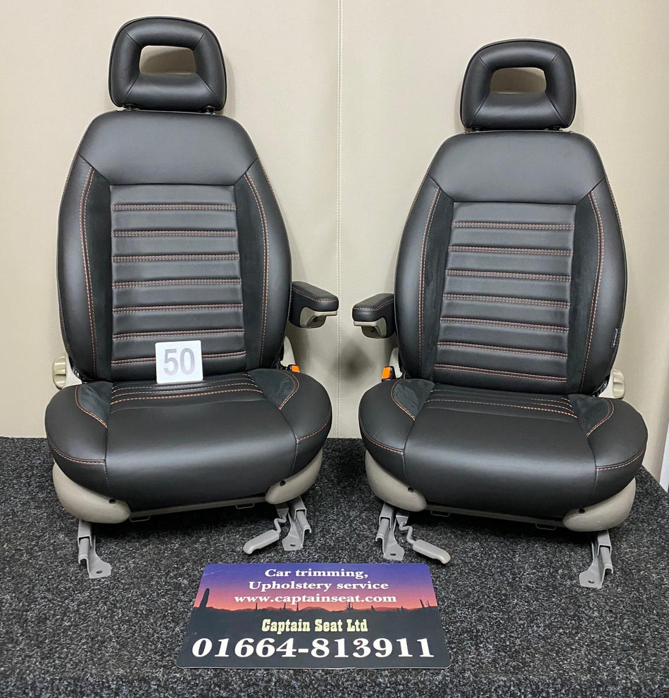 Pair of MK2 Replacement Captain Swivel Seats (50)