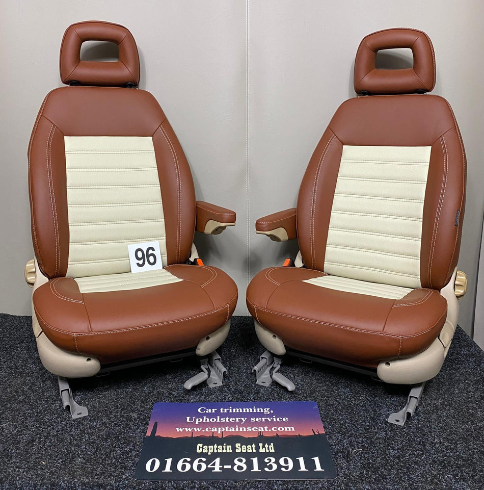 Pair of MK2 Replacement Captain Swivel Seats (96)