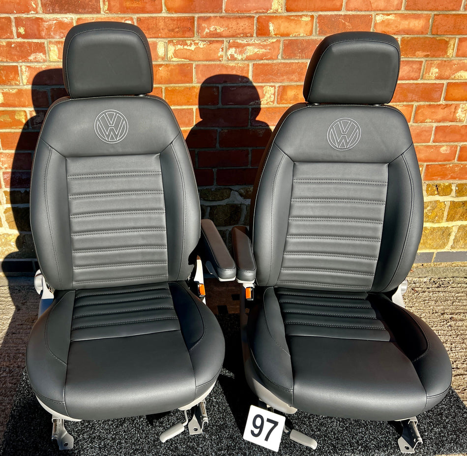 Pair of MK2 Swivel Replacement Captain Seats (97)