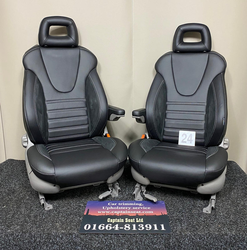 Pair of MK4 Replacement Captain Swivel Seats (24)