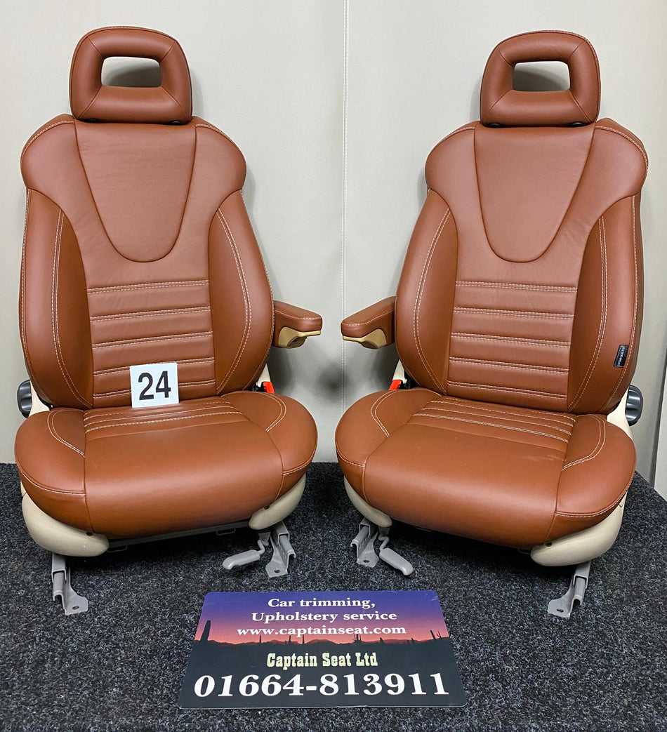 Pair of MK4 Replacement Captain Swivel Seats (24)