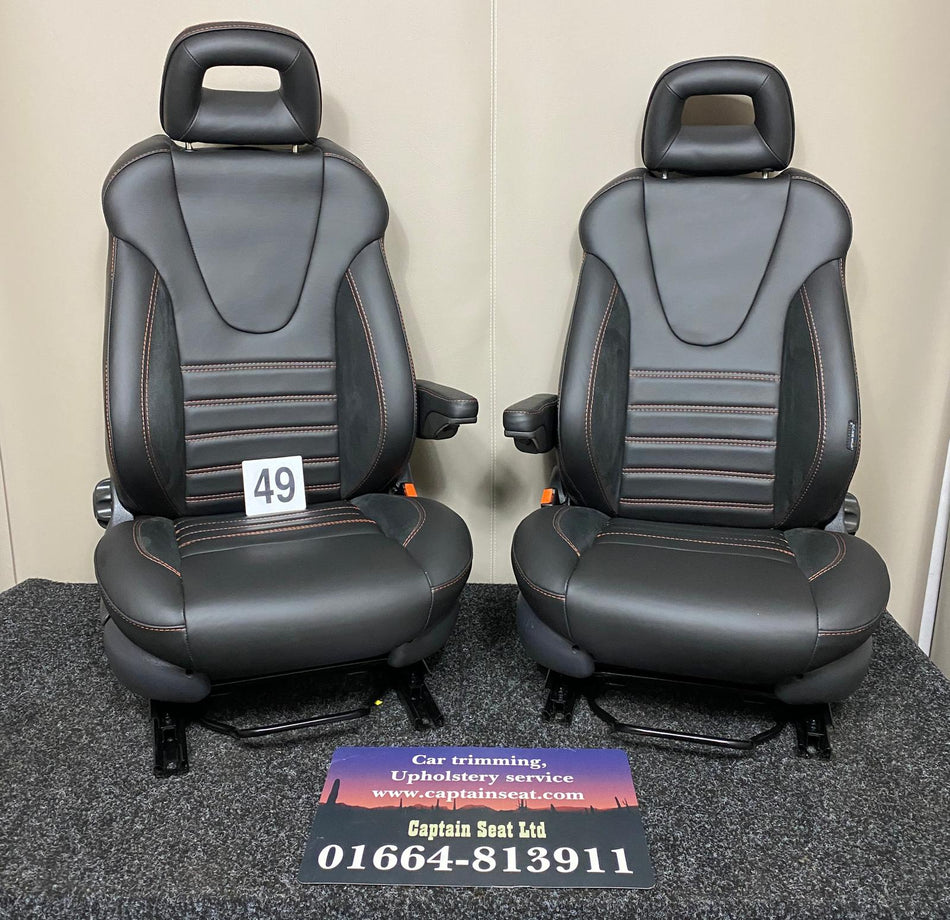 Pair of MK4 Replacement Captain Swivel Seats (49)