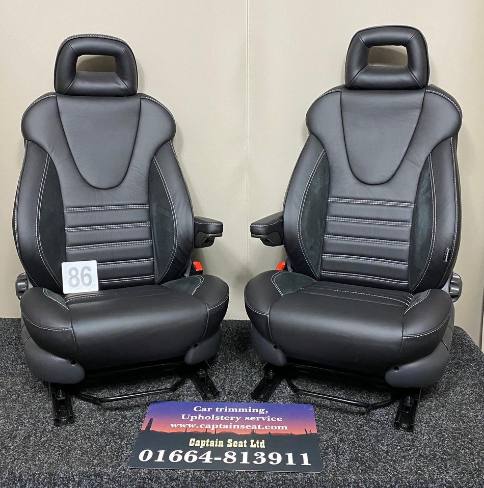 Pair of MK4 Replacement Captain Swivel Seats (86)