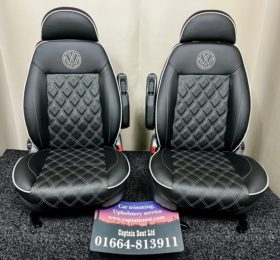Pair of VW T4 T5 T6 Crafter MK2 Replacement Swivel Captain Seats